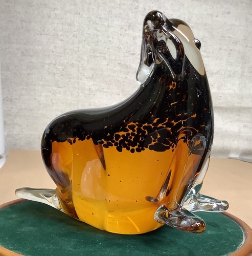 Vtg vinci hand fused - fused, glass